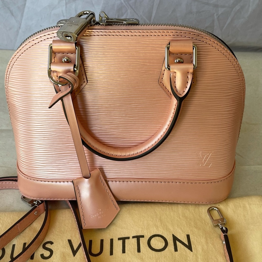 Louis Vuitton M41648 Epi Alma Bb W/ Strap View 2